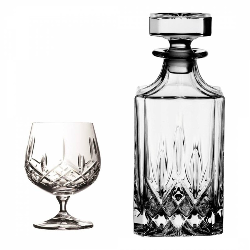 Set Brandy Opera: Bottiglia e 2 Bicchieri Eleganti | RagStore