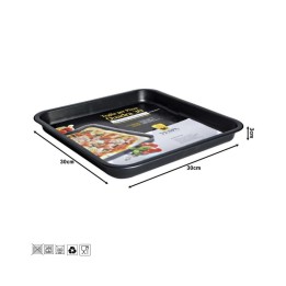 TEGLIA PER PIZZA ANTIADERENTE BASSA VESPA CM 30x30x3
