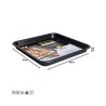 TEGLIA PER PIZZA ANTIADERENTE BASSA VESPA CM 30x30x3