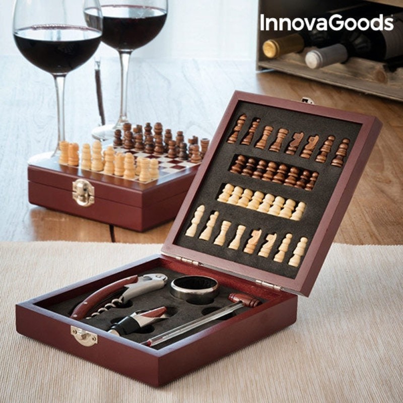 SET SOMMELIER VINO CON SCACCHI 37 PZ