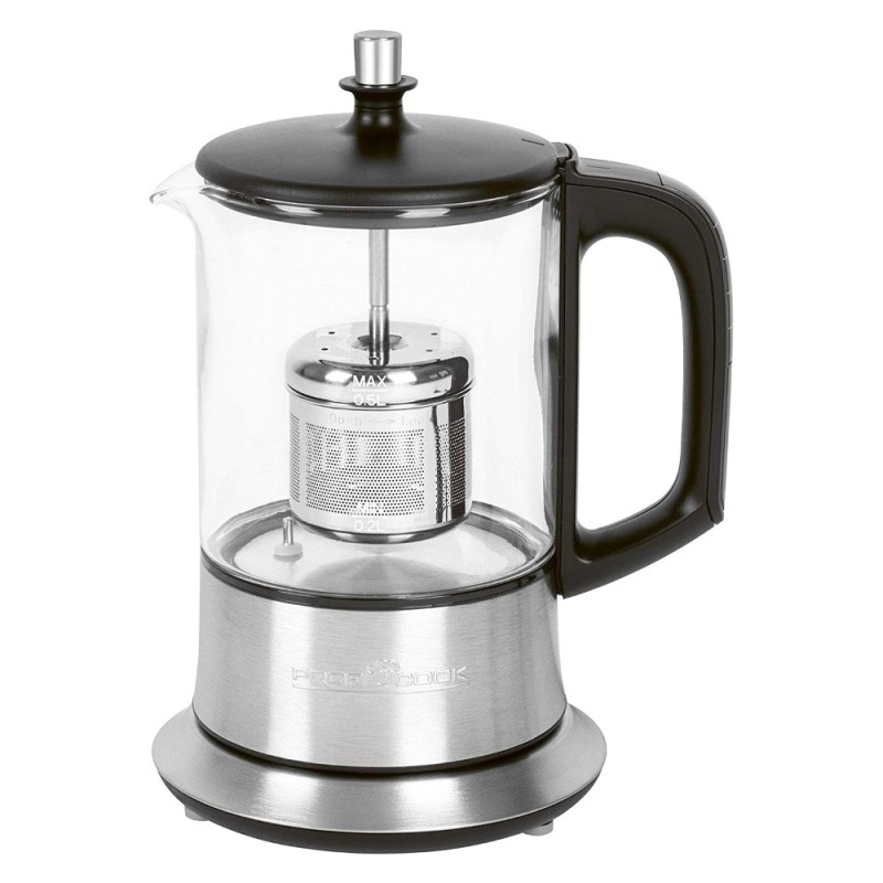 Bollitore per acqua Teiera elettrica in vetro TK1165 da 500 ml - 1100W