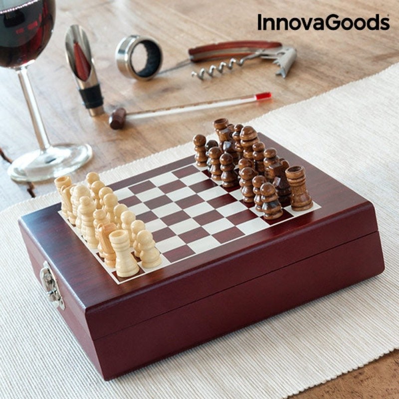 SET SOMMELIER VINO CON SCACCHI 37 PZ