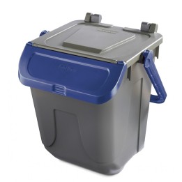 Bidone pattumiera per raccolta differenziata Ecology da 25 lt blu