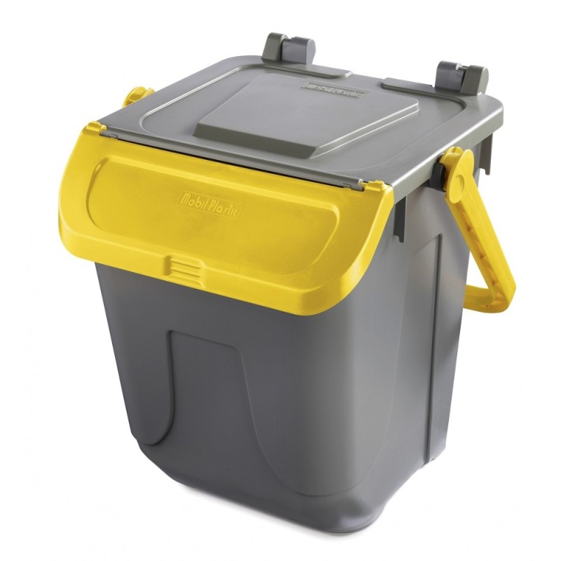 Bidone Raccolta Differenziata Ecology 25 Lt Giallo | RagStore