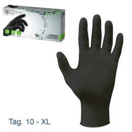 Guanti monouso nitrile Darknit neri 100 pz tag. XL