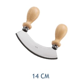 MEZZALUNA INOX PICCOLA CM 14