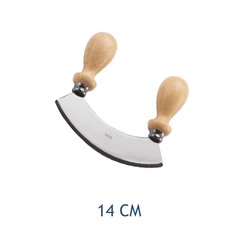 MEZZALUNA INOX PICCOLA CM 14