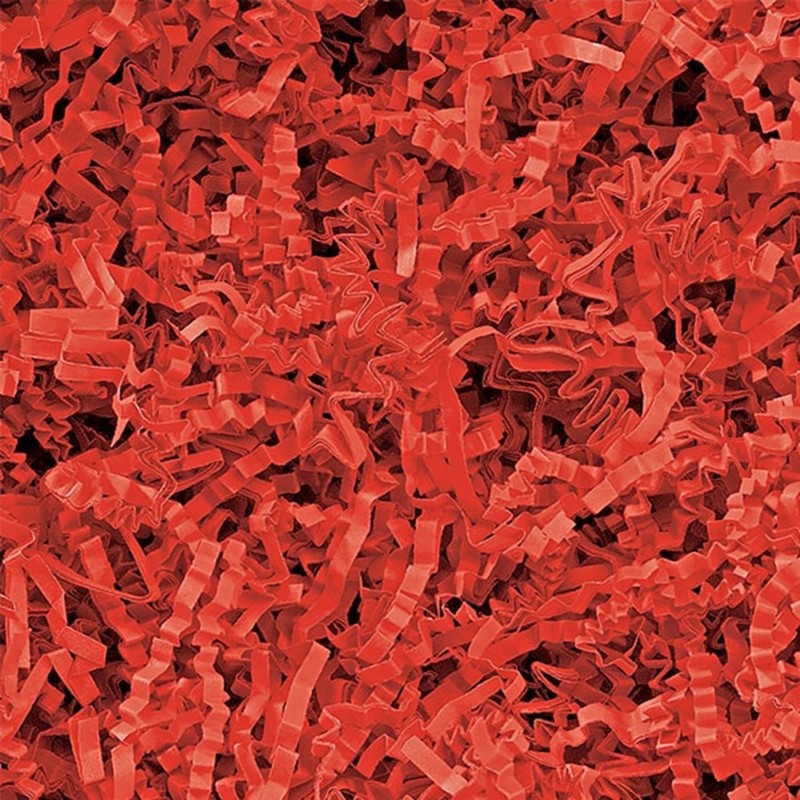 PAGLIA IN CARTA PER RIEMPIMENTO IMBALLAGGI 1 KG ROSSO SIZZLEPAK