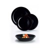 Servizio Piatti 18 Pezzi Pampille Black Luminarc in Arcopal - Ragstore