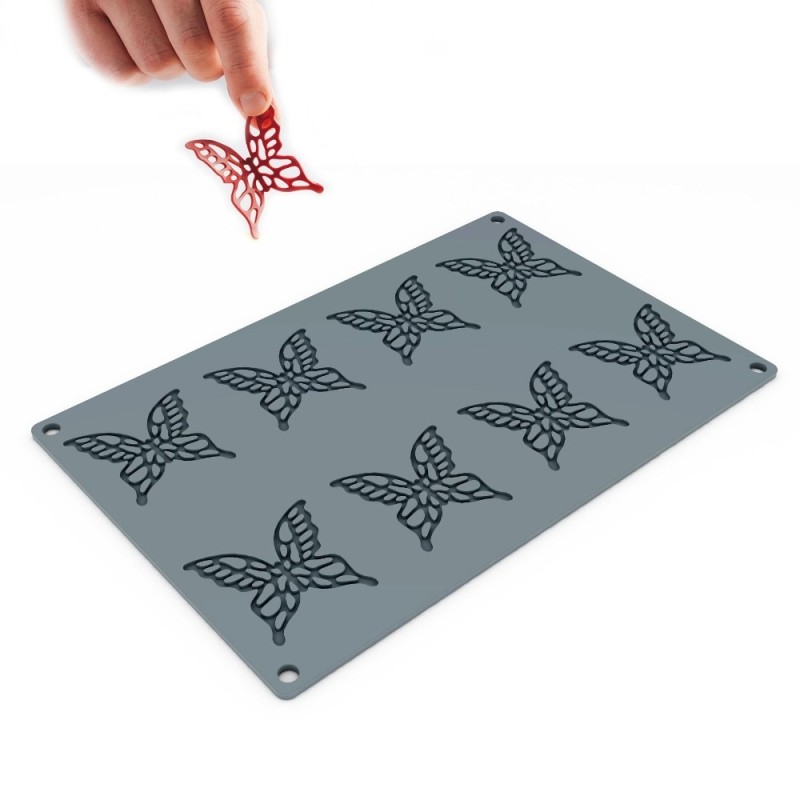 STAMPO IN SILICONE DECORAZIONI FARFALLA MARIPOSA L
