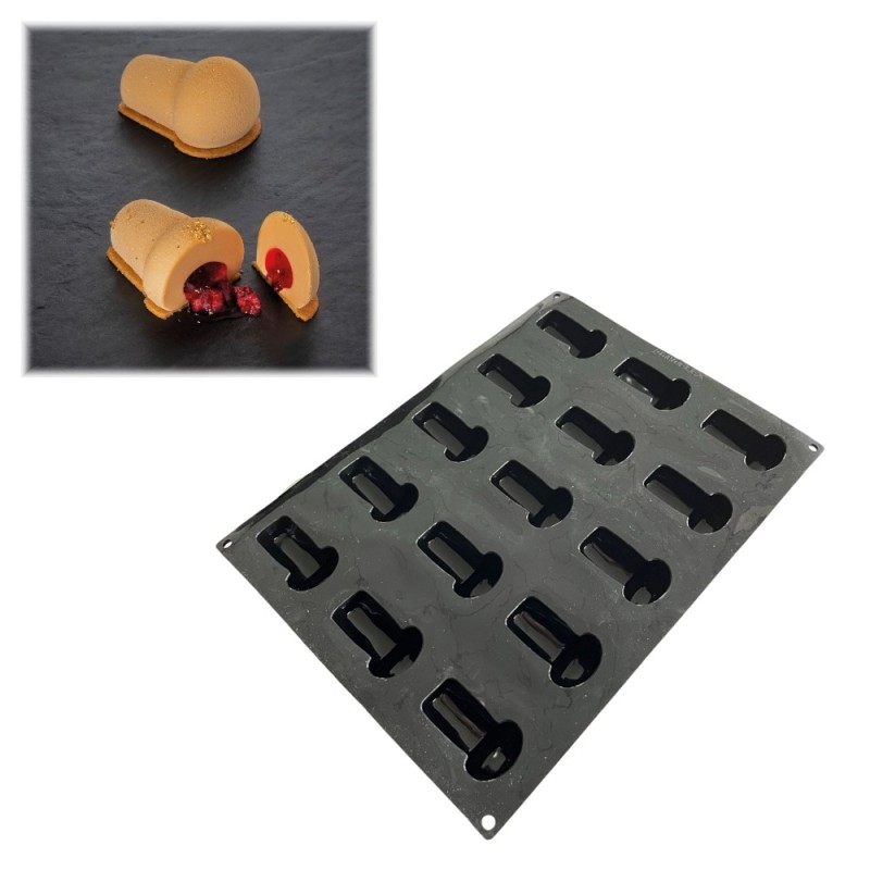 STAMPO IN SILICONE PER MINI BABA'