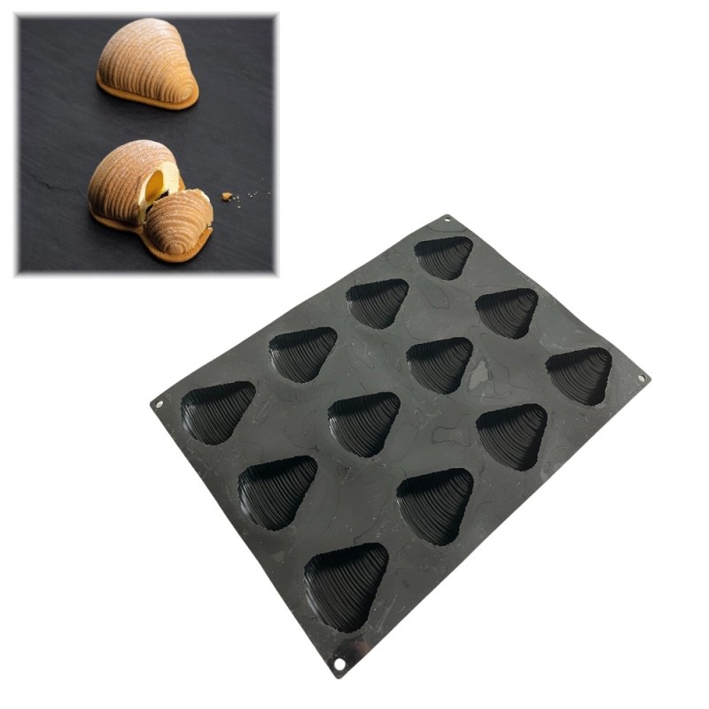 STAMPO IN SILICONE PER MINI SFOGLIATELLE