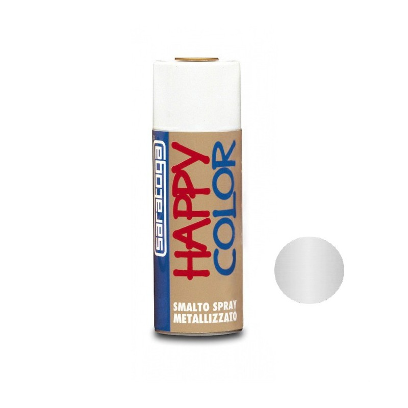 VERNICE SPRAY ARGENTO 400 ML HAPPY COLOR