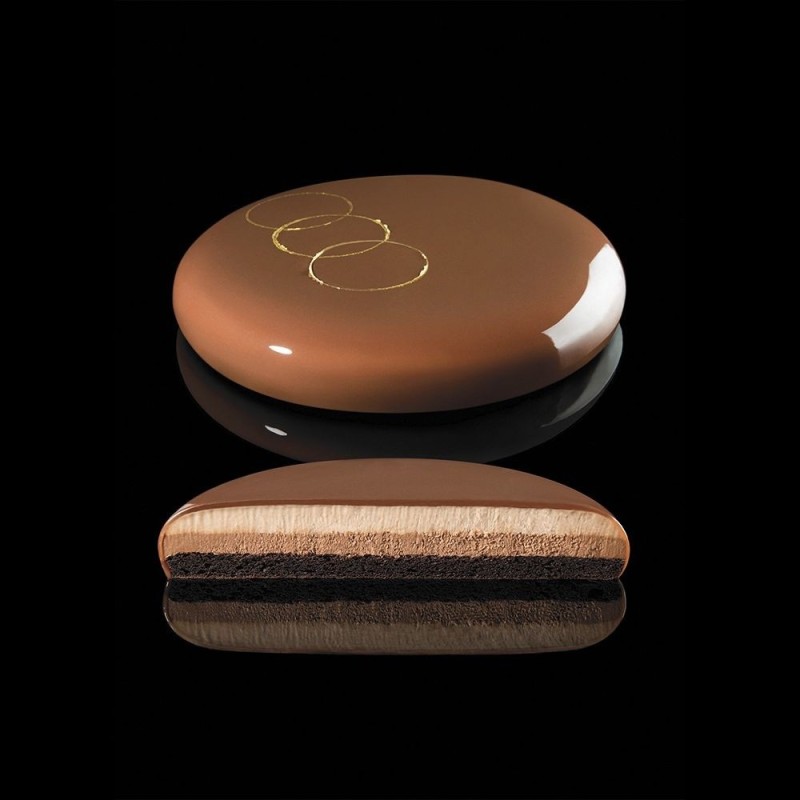 STAMPO IN SILICONE PER TORTA DISCO CM 18
