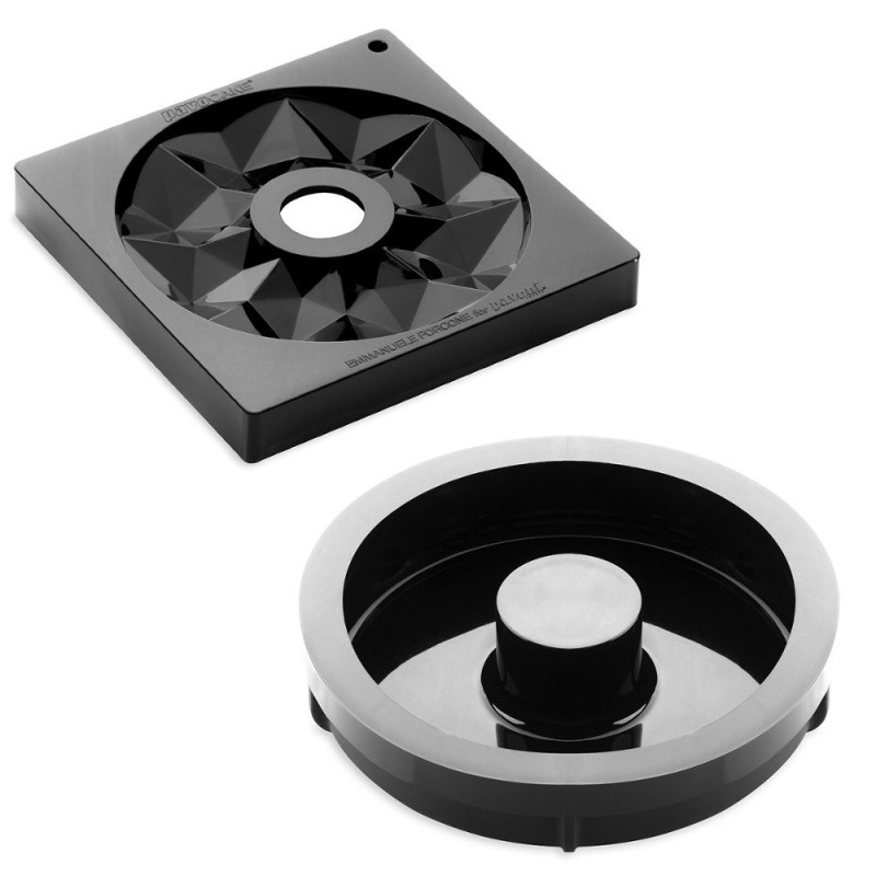 Kit 2 pz Stampo silicone Pavoni Louvre per torta da 17 cm - RagStore