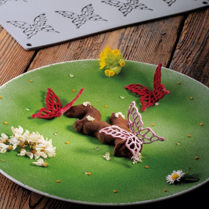 STAMPO IN SILICONE DECORAZIONI FARFALLA MARIPOSA L