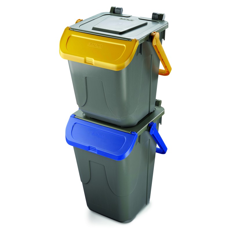 Bidone Raccolta Differenziata Ecology 25 Lt Giallo | RagStore