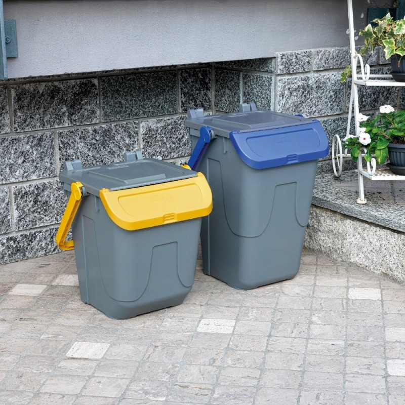 Bidone Raccolta Differenziata Ecology 25 Lt Giallo | RagStore