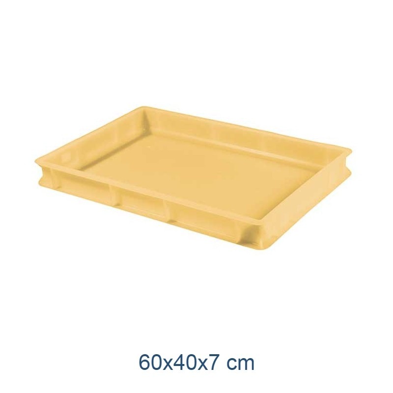 CASSETTA PORTA IMPASTO CHIUSA CM 60x40x7 h AVORIO