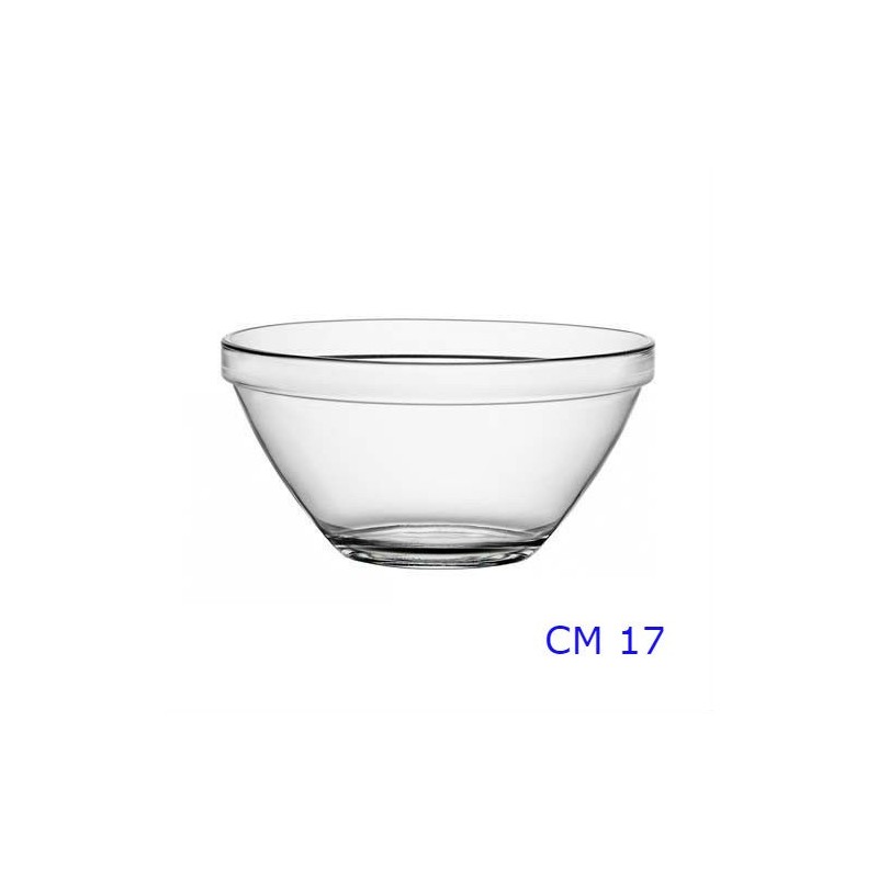 INSALATIERA VETRO POMPEI CM 17