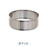 ANELLO PER TORTA INOX ROTONDO MICROFORATO CM 9