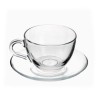 Tazzine Caffè in Vetro 90 ml con Piattino – Set 6 | Ragstore