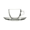 Tazzine Caffè in Vetro 90 ml con Piattino – Set 6 | Ragstore