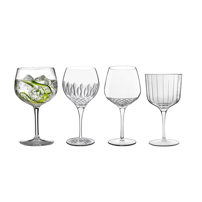 Set 4 calici in vetro Gin tonic Luigi Bormioli