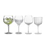 Set 4 calici in vetro Gin tonic Luigi Bormioli