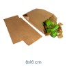 SACCHETTO CARTA KRAFT AVANA MINUTERIE CM 8x16 KG 1