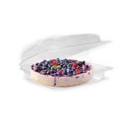 VASCHETTA QUADRATA DOLCE TORTE CON COPERCHIO 2000 CC PET - 50 Pz