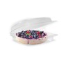 VASCHETTA QUADRATA DOLCE TORTE CON COPERCHIO 2000 CC PET - 50 Pz