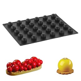 STAMPO IN SILICONE PER 30 SFERE Ø 3 CM