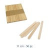 STECCO IN LEGNO PER GELATI CM 11 - 50 Pz