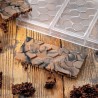 Stampo in plastica per 3 tavolette cioccolato Pavè - Pavoni