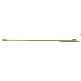 LANCIA IN OTTONE CON RUBINETTO FARFALLA CM 60 UGELLO REGOLABILE
