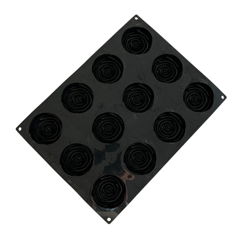 STAMPO IN SILICONE PER MONOPORZIONE LA VIE EN ROSE CM 7,8