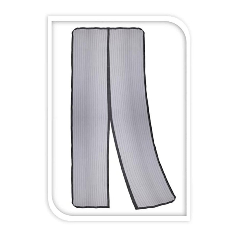 ZANZARIERA CON CALAMITA PORTE BALCONI CM 210x100 NERA