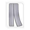 ZANZARIERA CON CALAMITA PORTE BALCONI CM 210x100 NERA