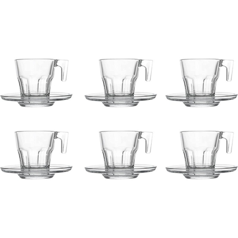 Set 6 Tazzine da Caffè Espresso Casablanca 70ml | RagStore