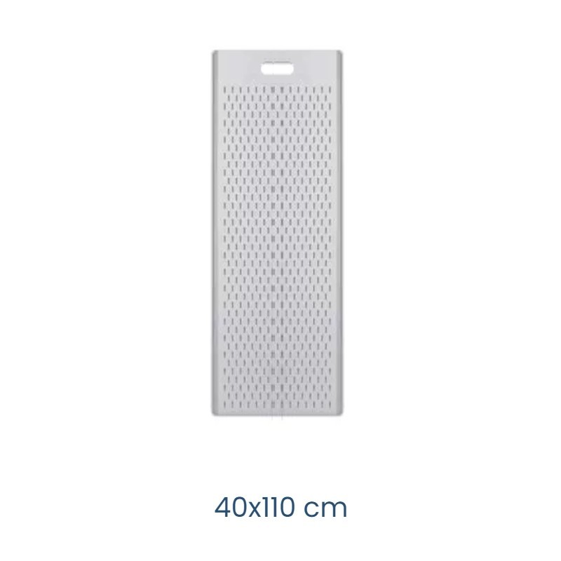 ASSE PALA IN ALLUMINIO PER PIZZA AL METRO 40x110 CM FORATA