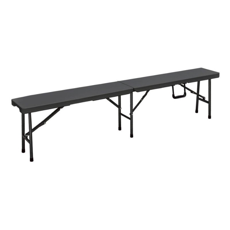 PANCA POLIETILENE HD CATERING PIEGHEVOLE CM 180x25x43 ANTRACITE