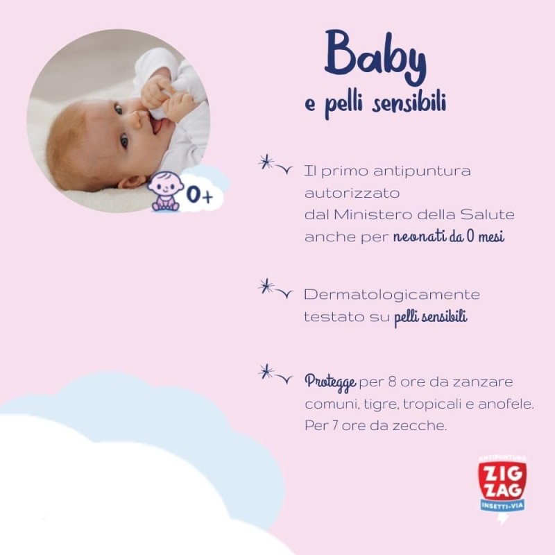 REPELLENTE ANTIZANZARE INSETTI VIA BABY 0+ 100 ml VAPO