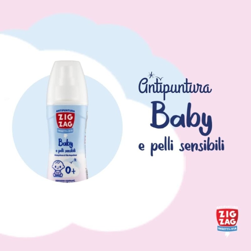 REPELLENTE ANTIZANZARE INSETTI VIA BABY 0+ 100 ml VAPO