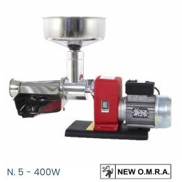 Passapomodori elettrico New Omra N. 5 con motore da 400W