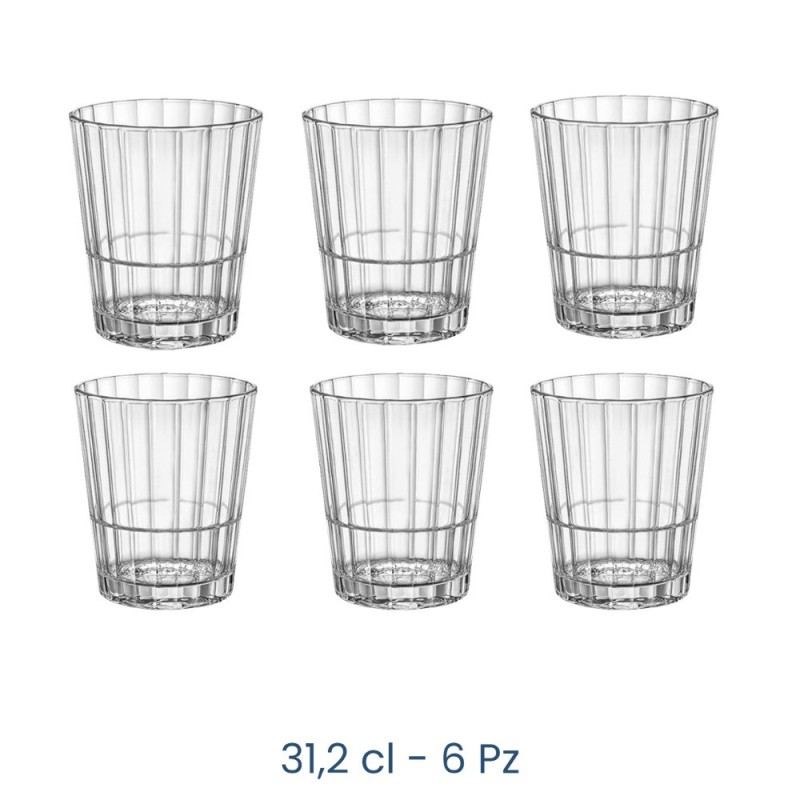 BICCHIERI OXFORD BAR VINO ROCKS 31,2 cl Pz 6