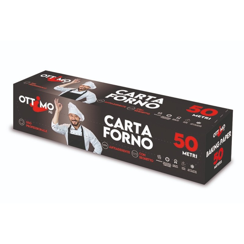 Ottimo carta forno professionale a rotolo da 50 metri