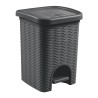 Pattumiera bagno Elegance lt 6 Grigio Ardesia