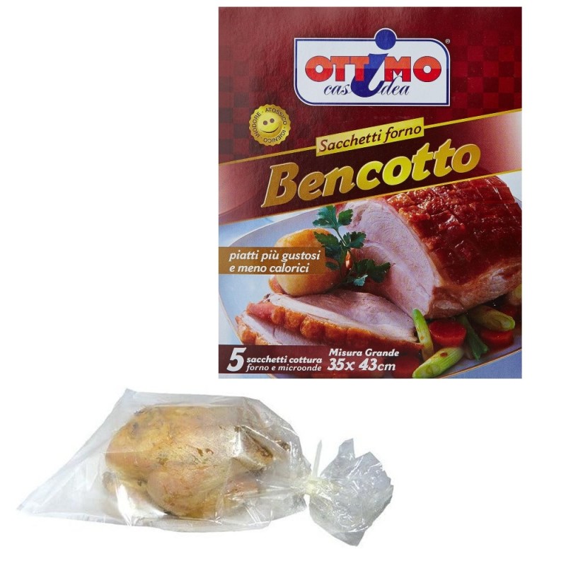 SACCHETTI COTTURA FORNO BENCOTTI 5 PZ