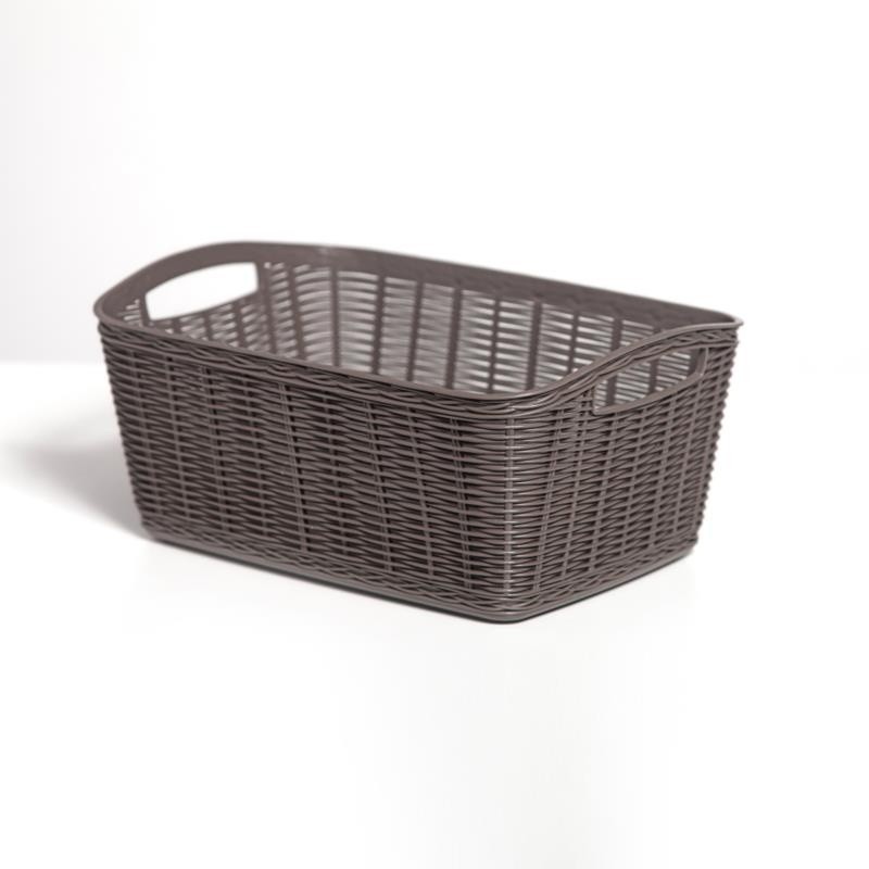 CASSETTINA LA CANESTRINA PLASTICA CM 31x21x13 TORTORA